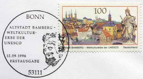 Briefmarke: Bamberg Weltkulturerbe der UNESCO (1996)