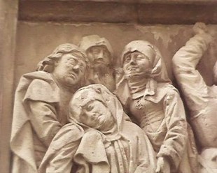 Bamberger Kreuzweg: Jesus begegnet seiner Mutter (2. Station)