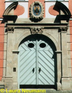 Bamberg, Haus zum Krebs: Portal