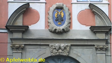 Bamberg, Haus zum Krebs: Hauszeichen